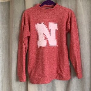 Red Woolly Threads Nebraska sweatshirt